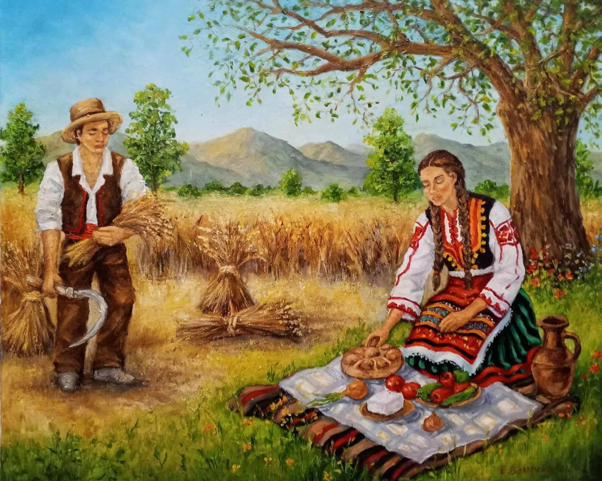 Пътя на хляба, масло