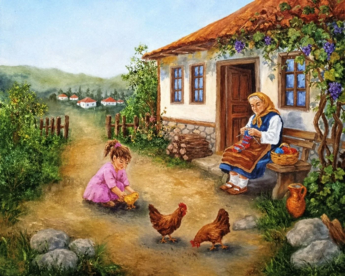 Корен и начало, масло